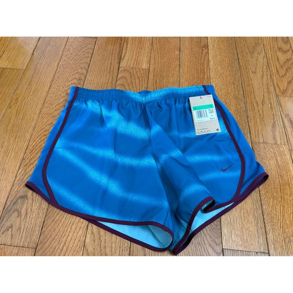 Nike Other - Nike Kids Dri-FIT Running Shorts Blue Gradient Maroon Trim XL IM8119-301 NEW